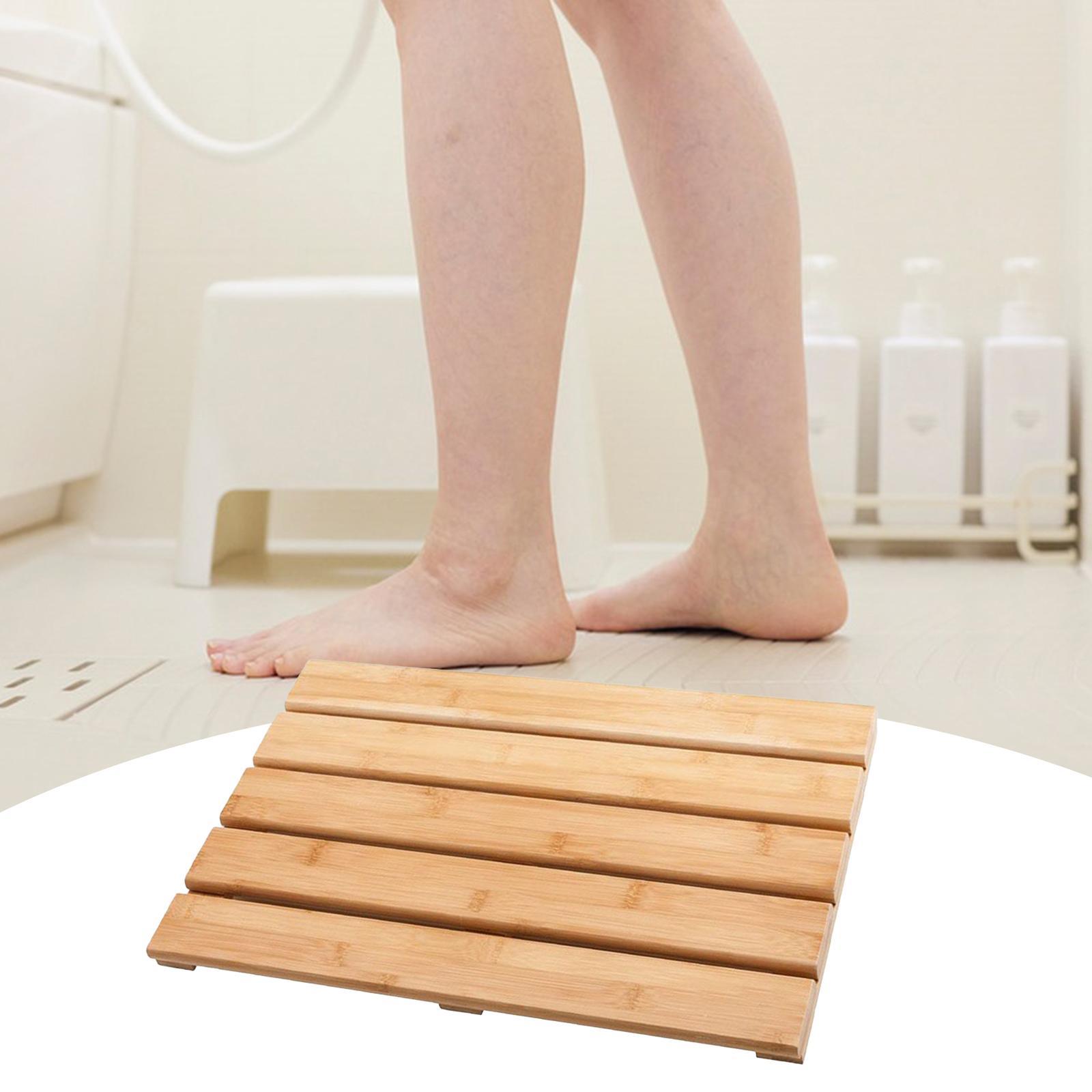 Bamboo Bath Mat Stylish Heavy  - Bamboo Bath Mat ulasan dan harga