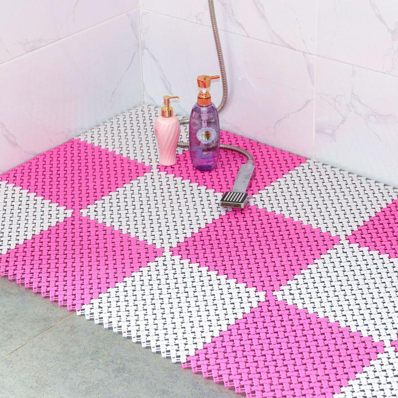 Shower Room Bathroom Anti-Slip - Bamboo Bath Mat ulasan dan harga
