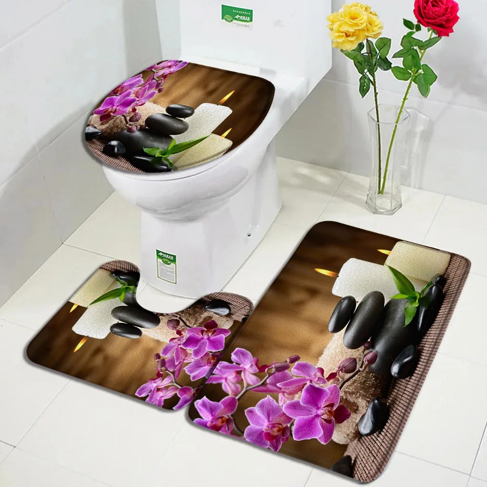Green Bamboo Zen Bath Mats Set - Bamboo Bath Mat ulasan dan harga