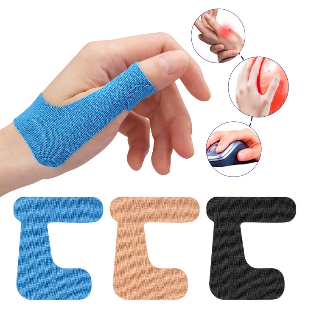 5Pcs Precut Thumb Support Tape - Sports Taping Precut ulasan dan harga